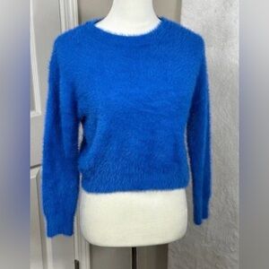 Gianni Bini  Blue Fuzzy Sweater